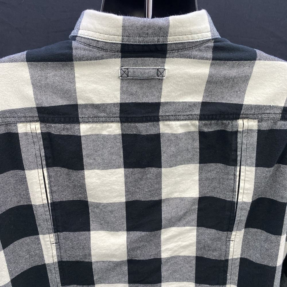 Duluth Trading Fleece Lined Flannel Shacket Womens XXL Jacket FlapJack Plaid - Picture 4 of 13
